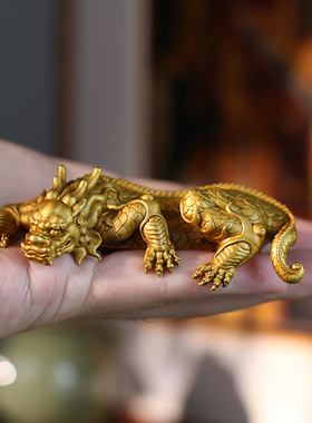 佛香天逸铜镇水兽家居摆件