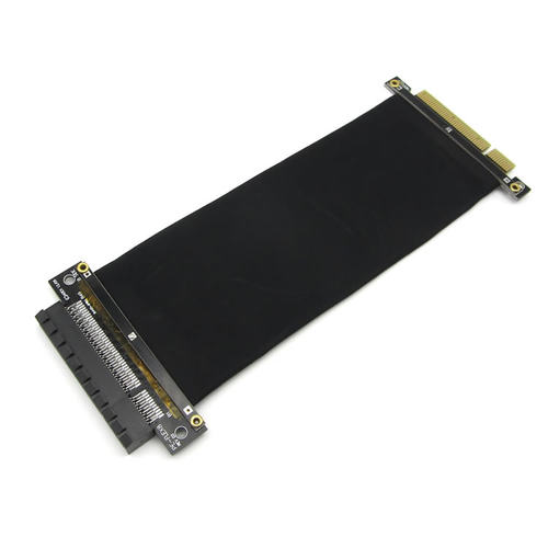 x8pci-e8x延长线双层屏蔽转接线软排线pciex8延长线pcie延长线x8 - 图0
