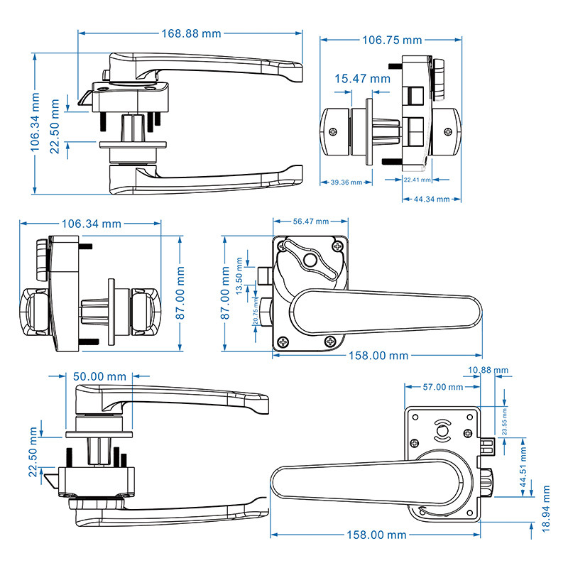 房车改装配件房车拖挂洗手间卫生间门锁 旅行车餐车游艇单点门锁,淘宝优惠券,粉丝福利购,淘宝优惠卷