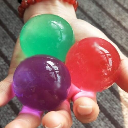 特大霸王珠超大吸水球泡大珠水宝宝玩具海绵宝宝吸水珠海洋球龙珠 - 图0