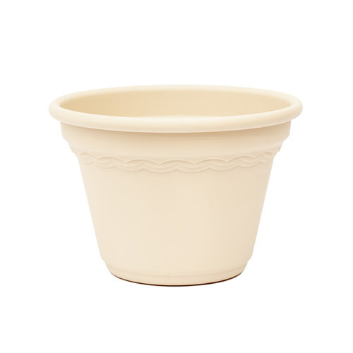 爱丽思简约蛋糕花盆园艺花卉盆爱丽丝树脂波纹浮雕加厚花盆 - 图3