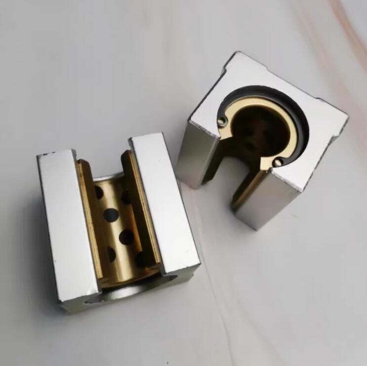 直线滑轨导轨滑块轴承石墨防尘盖木工推台SBR16 20 2530 35 40UU - 图0