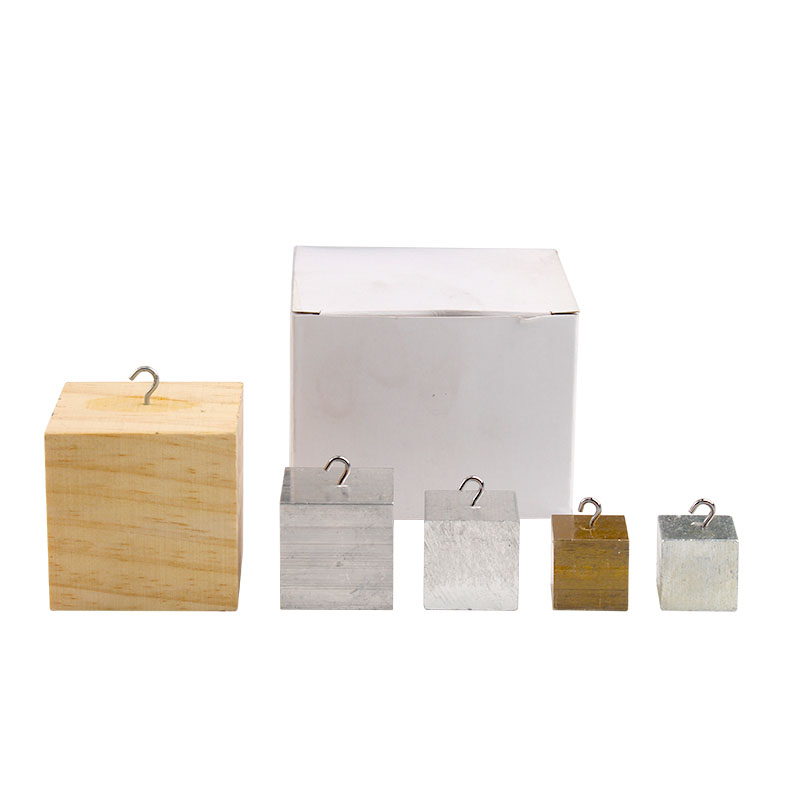 长方体立方体圆柱体组铜块铁块铝块木块质量与密度带挂钩教学仪器 - 图3