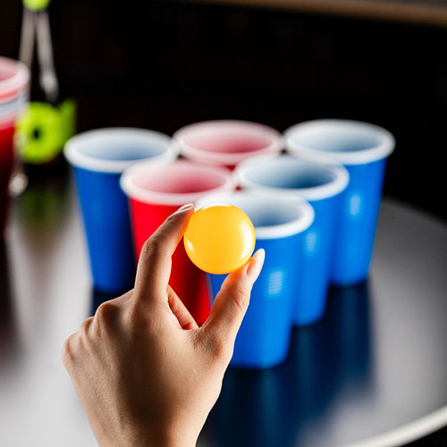 美国派对杯红色一次性塑料杯啤酒杯创意beerpong游戏杯cups杯子歌 - 图3