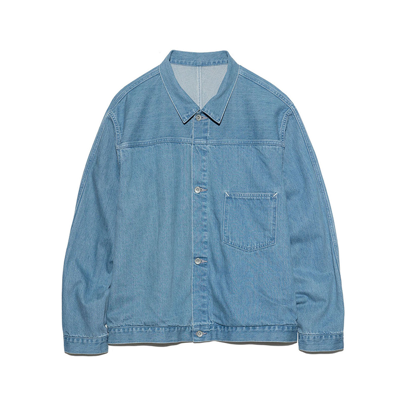 nanamica Short Denim Jacket 短款工装牛仔夹克外套 - 图2