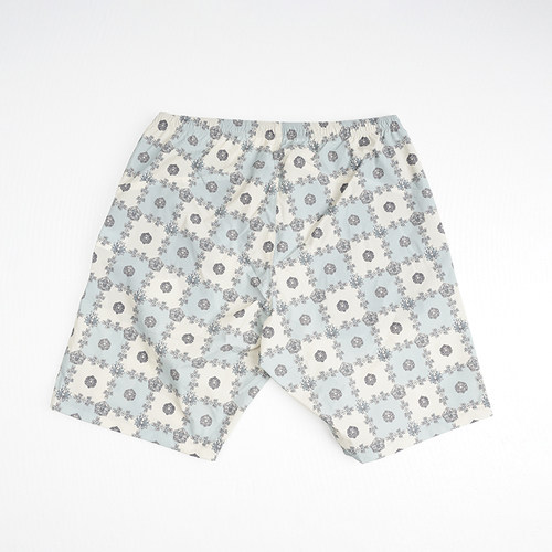 Needles W.U. Short 复古风印花工装休闲短裤 - 图3