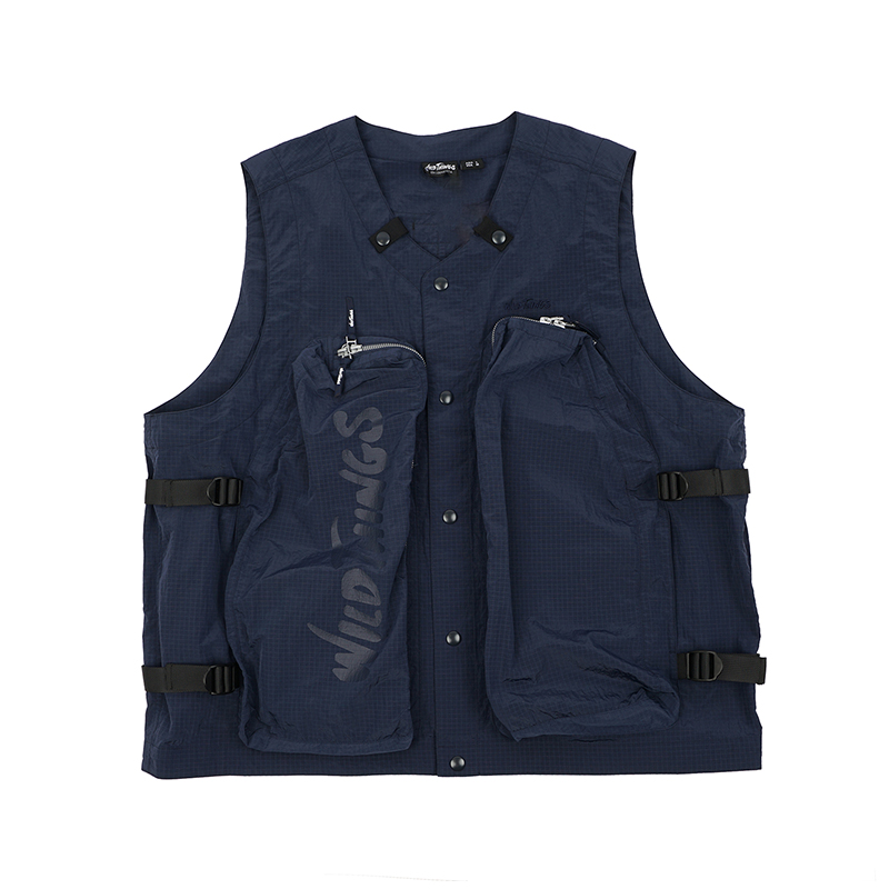 WILD THINGS CAMP TOOL VEST 机能露营工具拉链V领马甲 - 图3