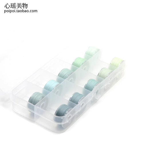 粉紫色 粉红色小线盒 黄色军绿色手工缝纫线   包邮 - 图2