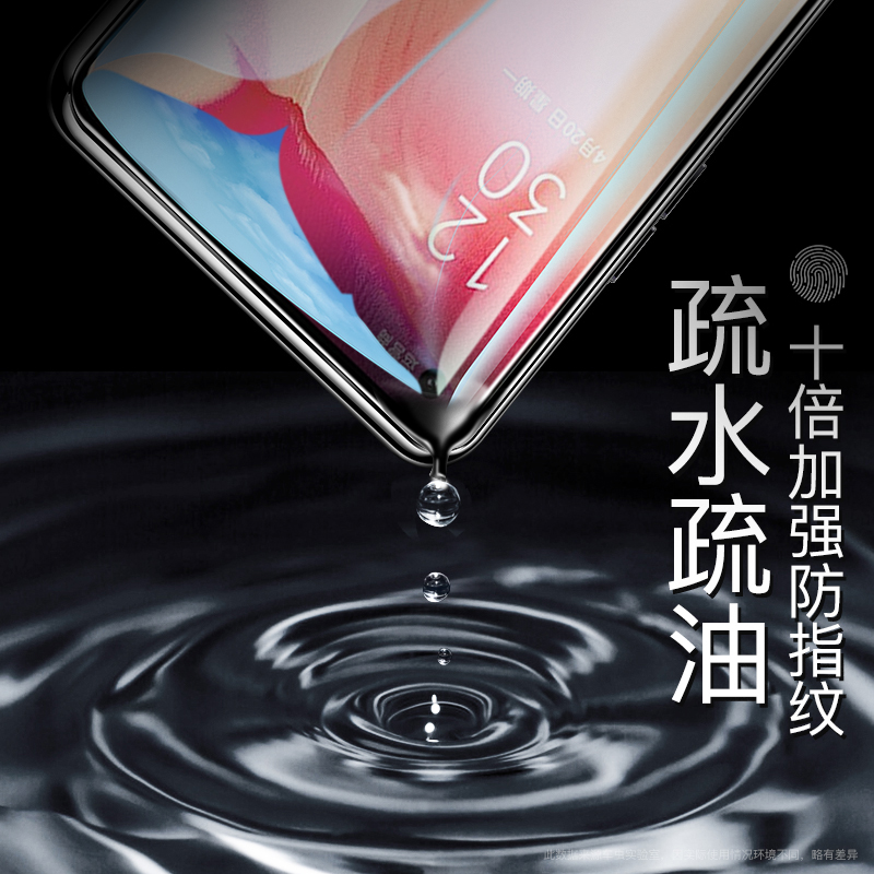 适用opporeno4se钢化膜reno4se手机膜全屏覆盖oppo4se贴膜5g蓝光4es全包无白边opporeon防摔opopreno玻璃保护 - 图1