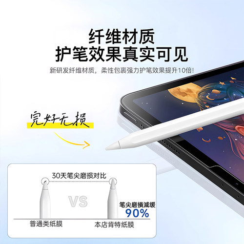 车虫适用华为平板Matepad11.5s类纸膜磁吸matepadair12保护膜matepadpro13.2寸gtpro适用荣耀平板x9钢化拆卸8 - 图3