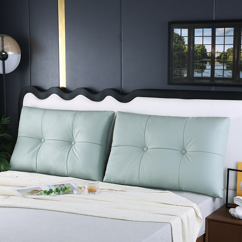 猫爪皮床头靠垫护腰靠背大方靠包卧室客厅沙发靠枕榻榻米飘窗腰靠,淘宝优惠券,粉丝福利购,淘宝优惠卷