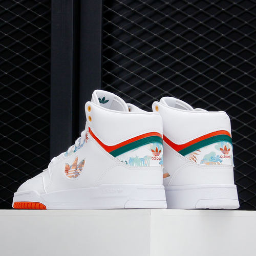 Adidas/阿迪达斯正品男女休闲鞋三叶草DROP STEP XL W板鞋FZ3633 - 图1