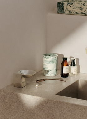 丹麦fermLIVING黄铜收纳托盘