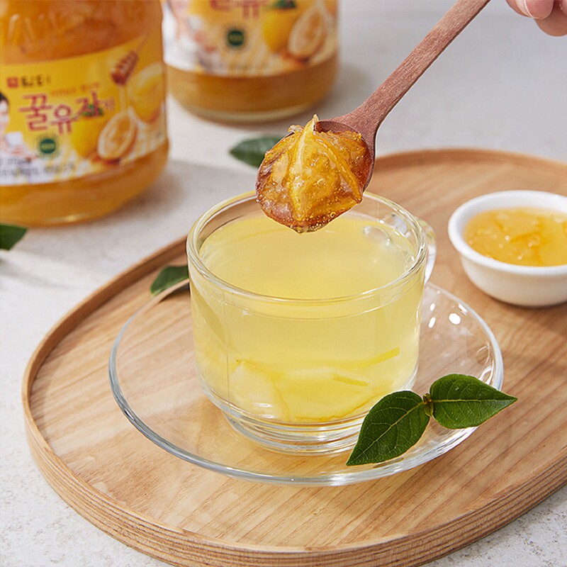 韩国原装进口丹特牌蜂蜜770g柚子茶 丹特蜂蜜果味茶