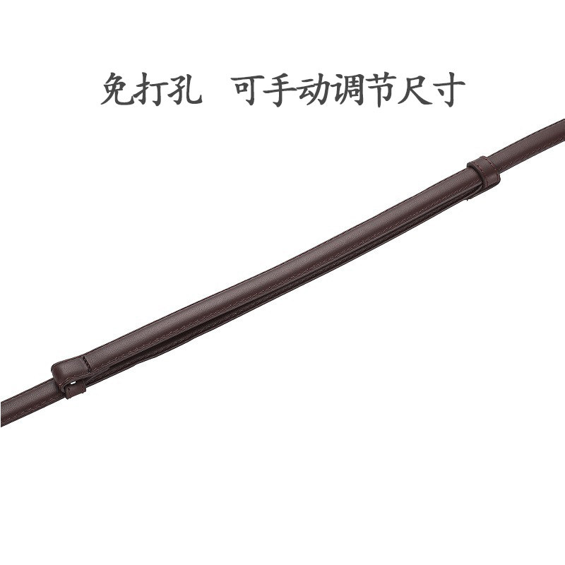 头层牛皮免打孔腰带女2024新款时尚百搭装饰配连衣裙子真皮小皮带,淘宝优惠券,粉丝福利购,淘宝优惠卷