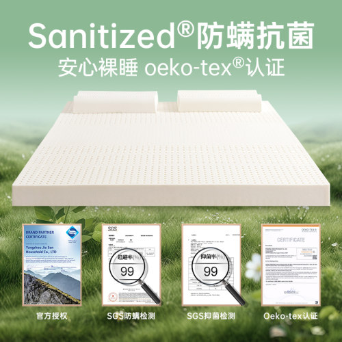 乳胶床垫软垫家用卧室泰国天然橡胶宿舍学生单人榻榻米床垫子定制 - 图2
