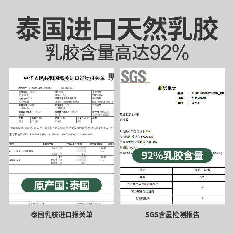 乳胶床垫2米2.2米定做2.4榻榻米专用垫子儿童天然软垫大尺寸定制-图0