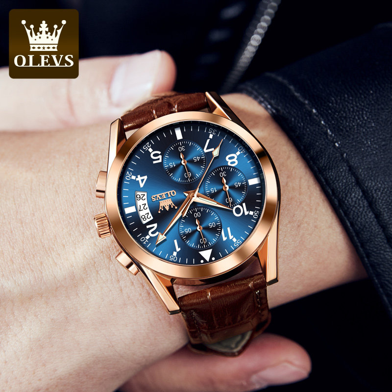 瑞士2022新款正品牌男士学生机械表 olevs欧利时持诚国产腕表