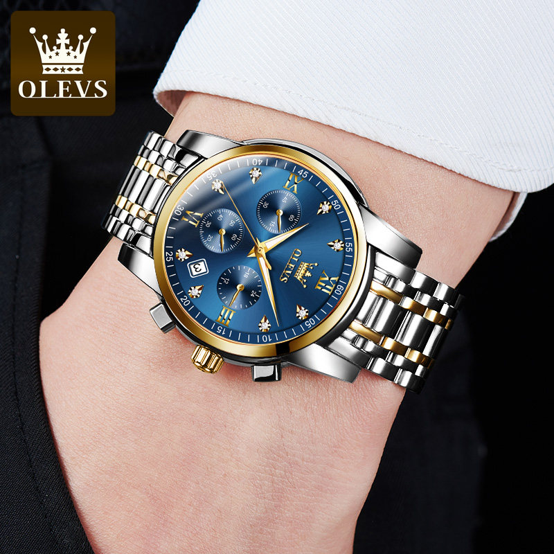 正品瑞士认证男士学生全自动机械表 olevs欧利时持诚国产腕表