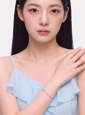 KADER开朵夜光爱心四叶草手链女纯银轻奢小众精致设计生日礼物