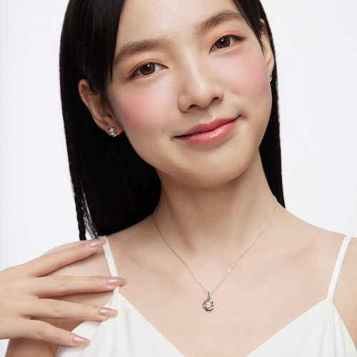 KADER开朵幸运四叶草项链女925银轻奢小众设计高级锁骨生日礼物 - 图0