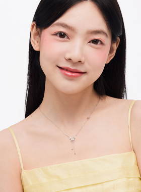 卡蒂罗缪斯蝶梦项链女925银