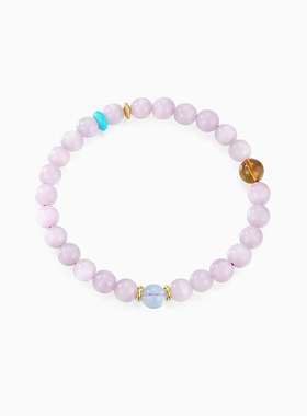 卡蒂罗紫黛手串925银新中式国风小众精致星云能量场手链生日礼物