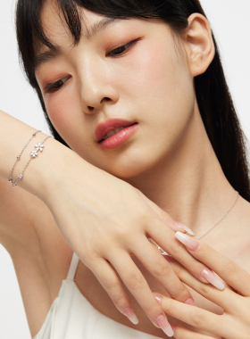 卡蒂罗樱花手链女生纯银