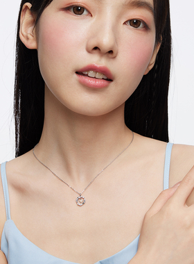 卡蒂罗羽毛项链999纯银