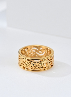 泰爱你维京凯尔特狼人心结指环