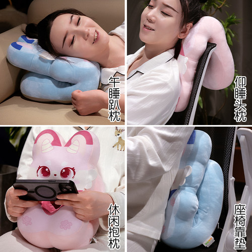 冰丝午睡枕趴睡枕办公室睡觉抱枕午休神器小学生儿童专用桌上枕头 - 图2