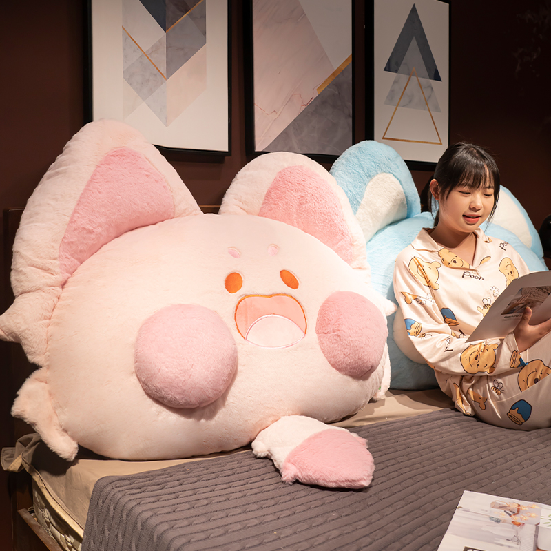 嘟嘟猫床头软包靠背靠垫嘟嘟喵抱枕大靠枕学生宿舍床上看书靠背垫,淘宝优惠券,粉丝福利购,淘宝优惠卷