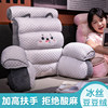 Summer ice silk bedside cushion soft bag large back pillow