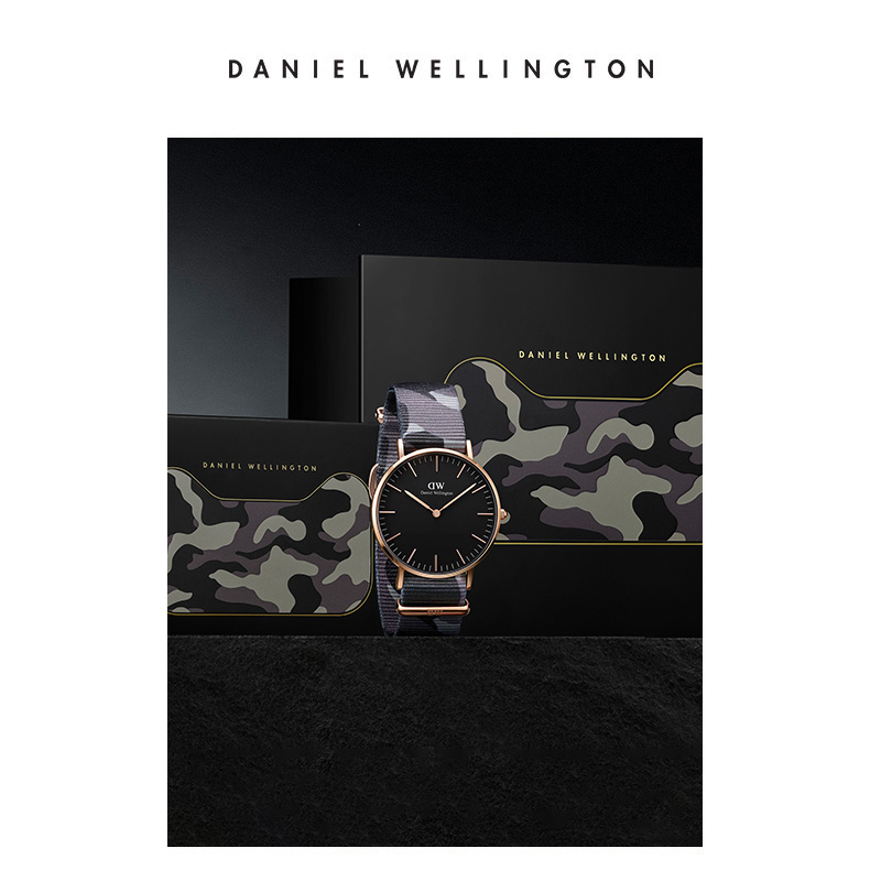 danielwellington旗舰店DanielWellington丹尼尔惠灵顿 dw手表女 36mm新款迷彩情侣女表2