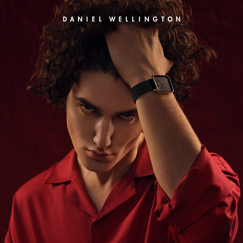 dw情侣quadro系列复古方盘男女对表 danielwellington欧美腕表