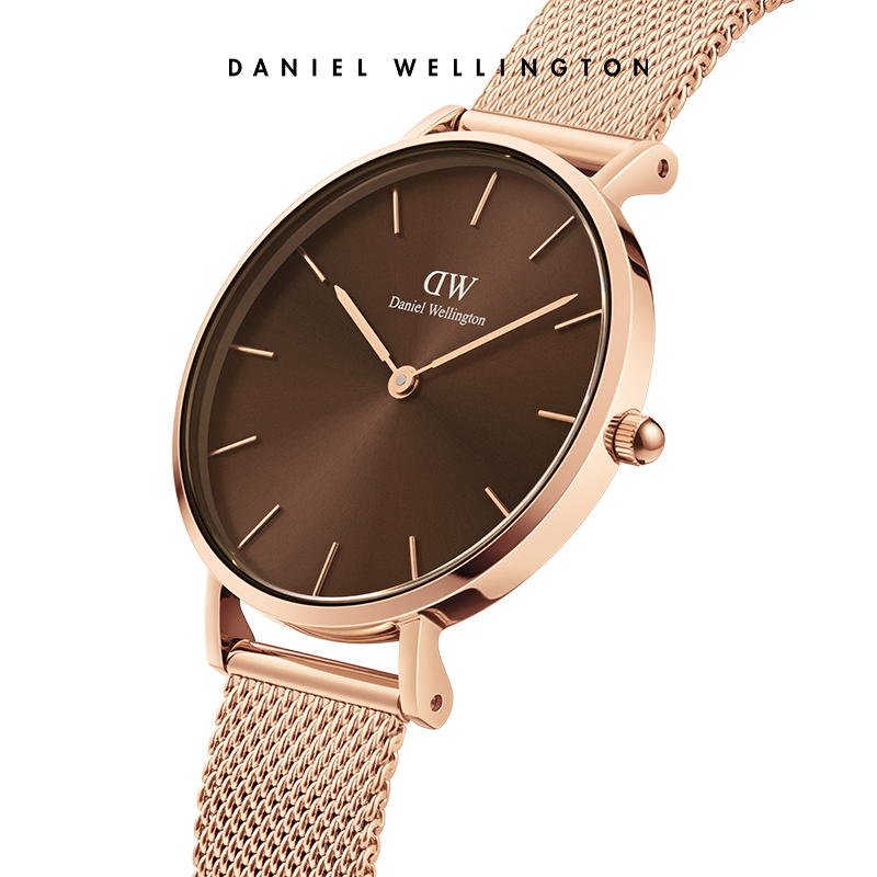 danielwellington旗舰店dw手表女幻彩表系列 32mm女士时尚编织钢带石英女表 丹尼尔惠灵顿2