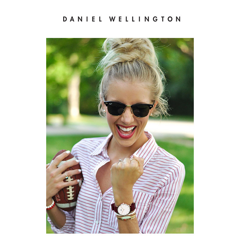 Danielwellington 丹尼尔惠灵顿dw手表女36mm织纹石英女表