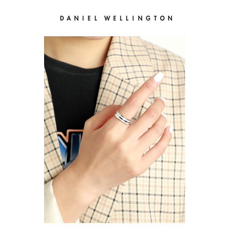 danielwellington旗舰店Danielwellington丹尼尔惠灵顿dw戒指情侣饰品 男 女手饰银色指环3