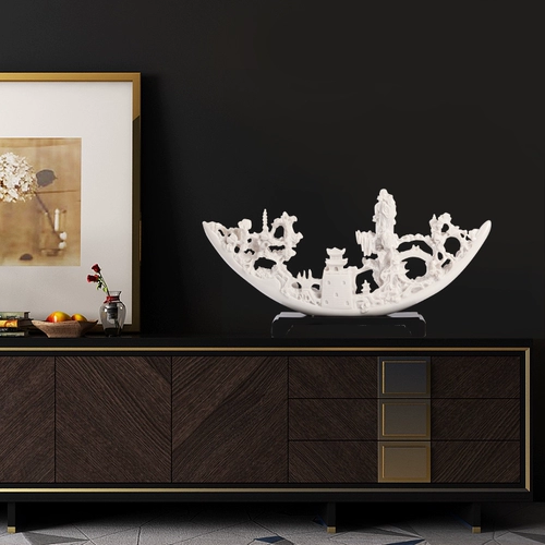 Креативный резной декор для гостиной для офиса, китайский стиль