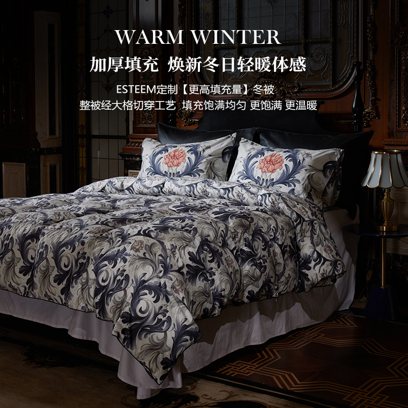 ESTEEM/宜庭绒丝加厚冬被被芯加厚被保暖被子柔软【专柜同款】 - 图1
