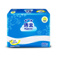洁云卫生纸厕纸300张20包平板纸