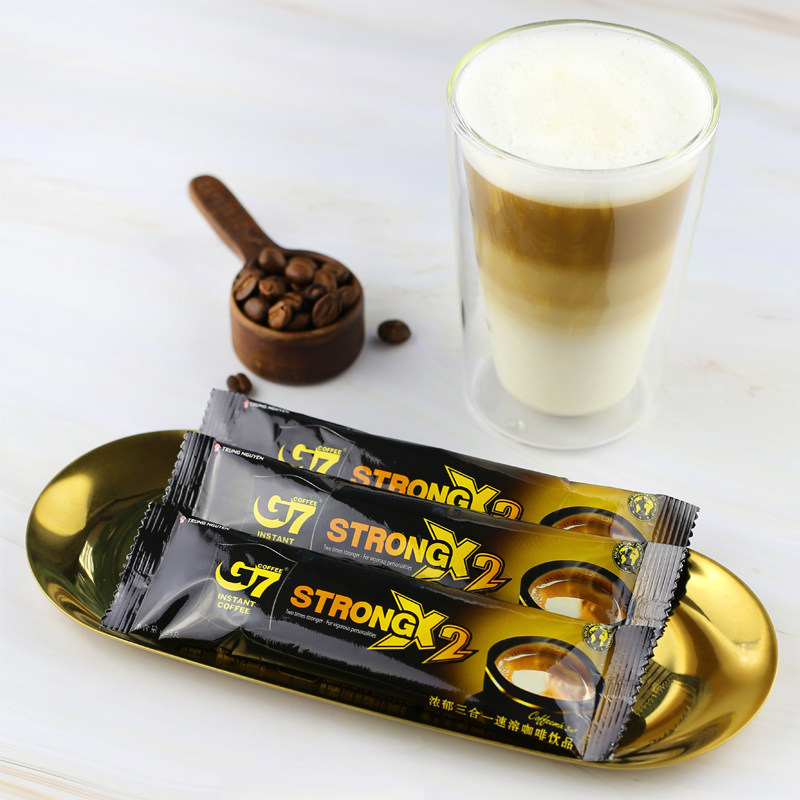 越南进口中原G7咖啡浓醇特浓提神香醇三合一速溶咖啡粉1200g*3袋,淘宝优惠券,粉丝福利购,淘宝优惠卷
