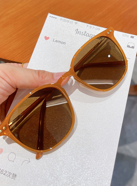 日系复古玳瑁色超轻偏光太阳眼镜