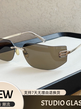 bl家曲面无框前卫太阳镜