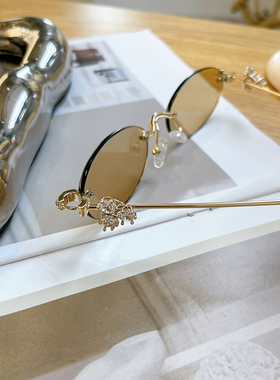 钻石珠宝系列无框镶钻太阳镜
