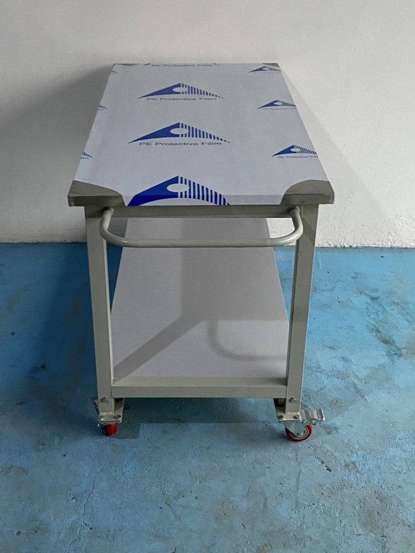 不锈钢工作台双层实验室操作桌工厂车间装配打包带轮子手推车子,淘宝优惠券,粉丝福利购,淘宝优惠卷