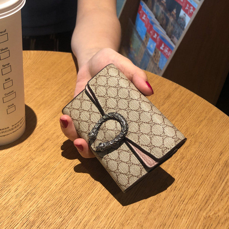 2019新款女式欧美ins多卡位卡片包 laxs卡包