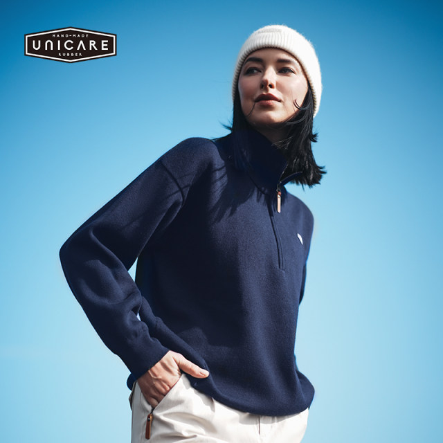 UNICARE ເສື້ອກັນໜາວຄໍເຕົ່າເຄິ່ງໂຕ ເສື້ອກັນໜາວອຸ່ນ