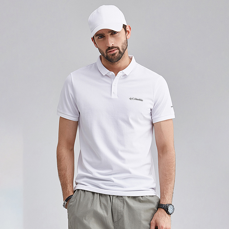 columbia男短袖2023春夏新款polo衫 马族运动户外速干T恤