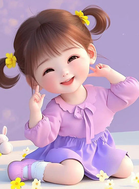 高清可爱天使贴纸自粘